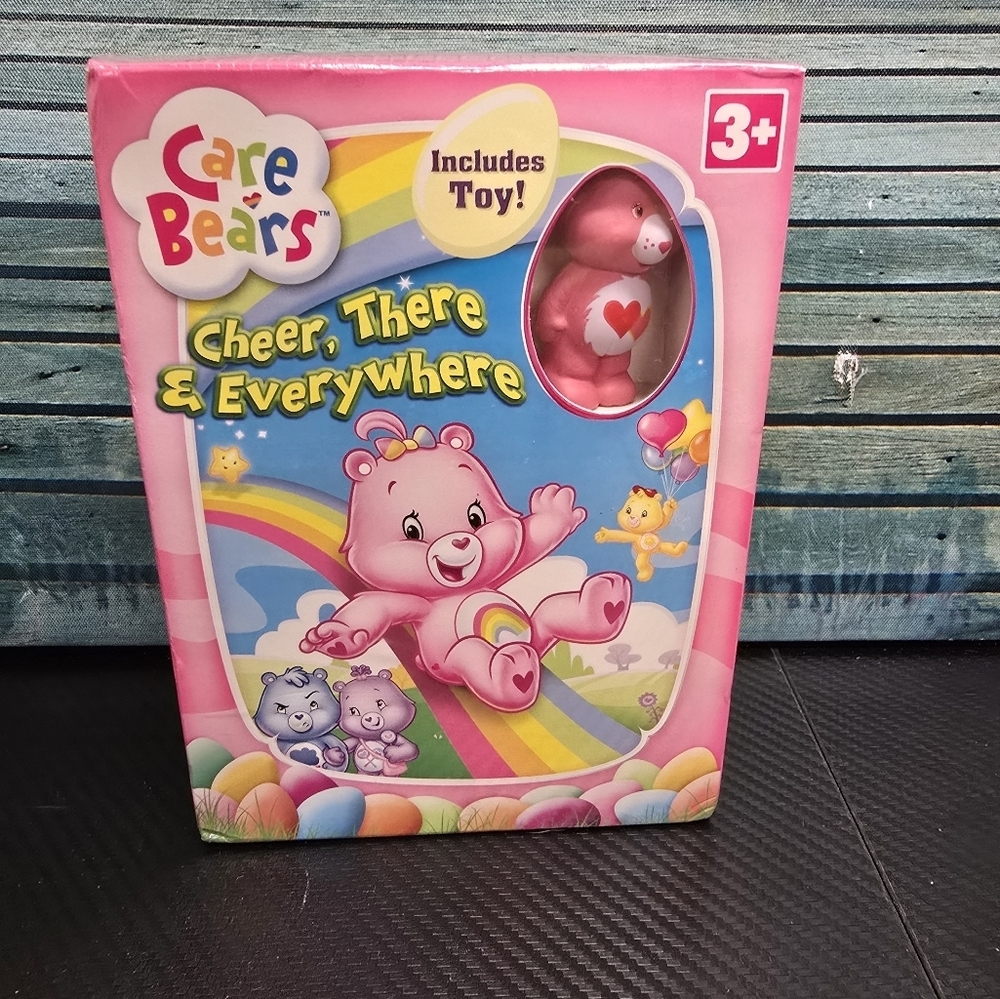 New Sealed 2007 Care Bears Cheer, There And Everywhere Dvd With Toy